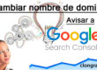 cambiar nombre dominio y avisar a search console evitar penalizacion seo